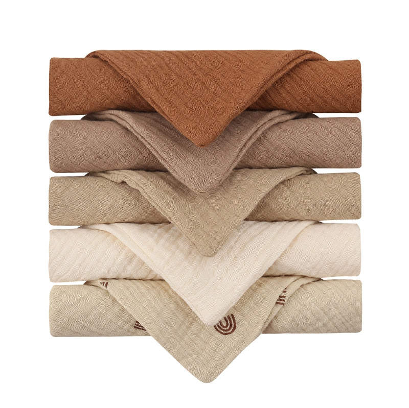 gauze cotton baby washcloths, view 5 - MRSLM