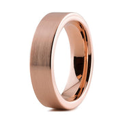 women's rose gold tungsten steel ring - MRSLM