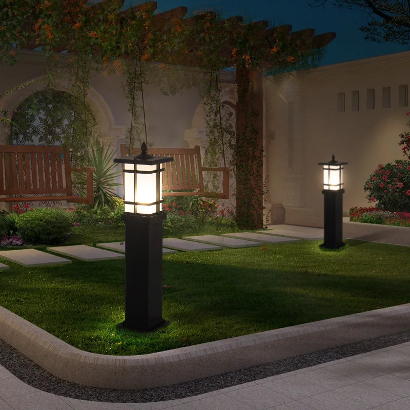 outdoor wall column light, view 6 - MRSLM