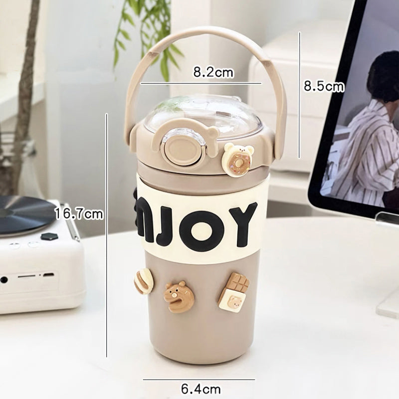 portable cute thermos, view 3 - MRSLM