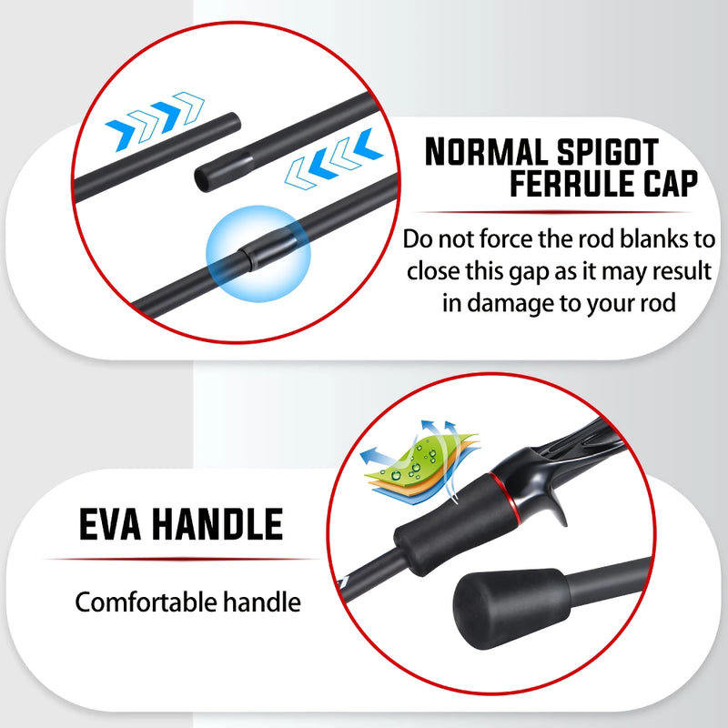 ultralight carbon fiber fishing rod, view 6 - MRSLM