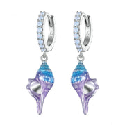 conch shell ear pendants, view 5 - MRSLM