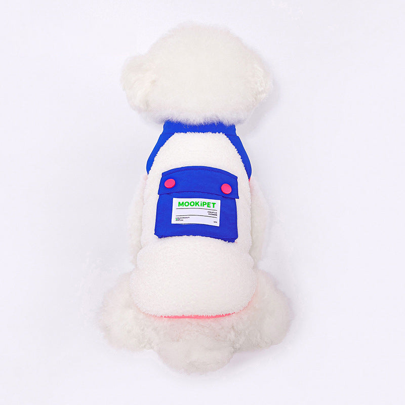 pet Sherpa fleece vest, view 7 - MRSLM