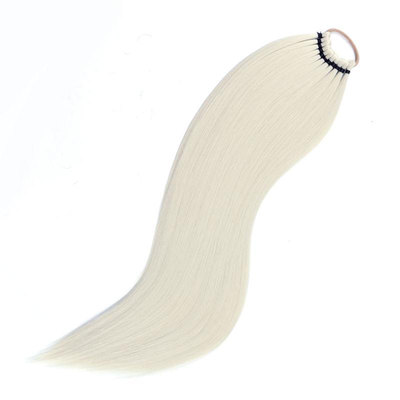 24-inch straight ponytail hair extension, view 2 - MRSLM
