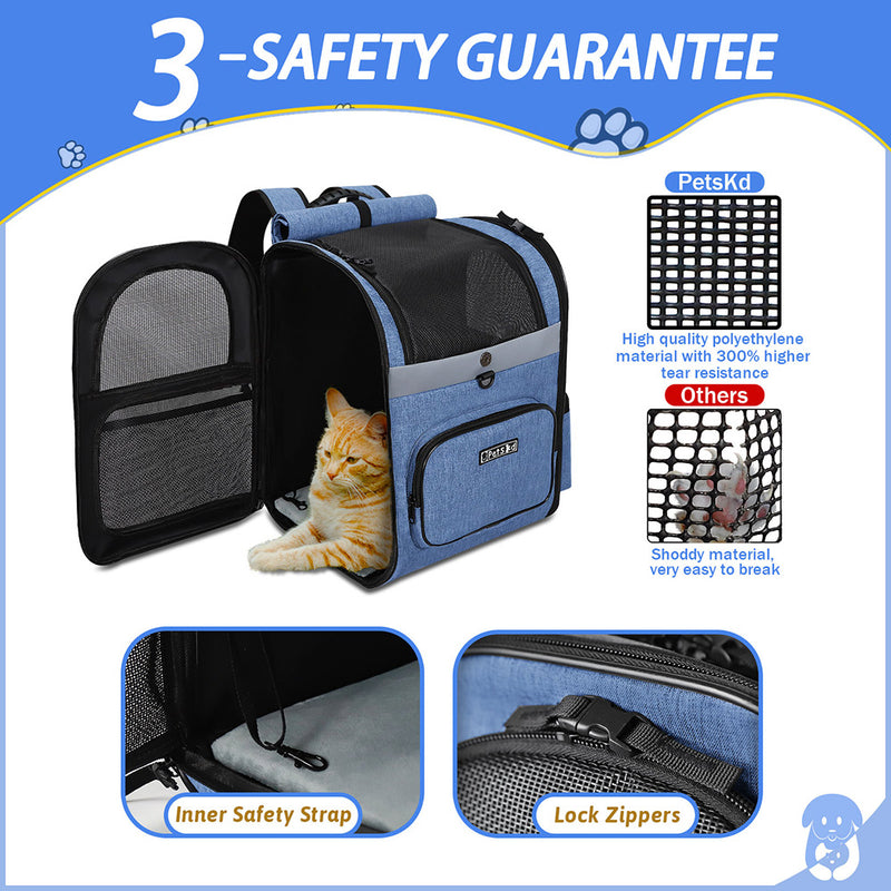 sturdy pet backpack carrier, view 4 - MRSLM