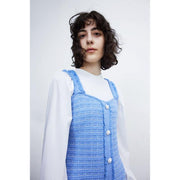 patchwork knitted dress, view 8 - MRSLM