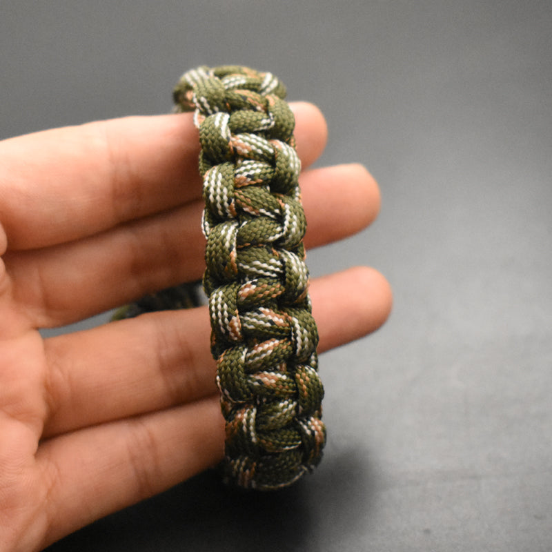 braided paracord couple bracelet, view 2 - MRSLM