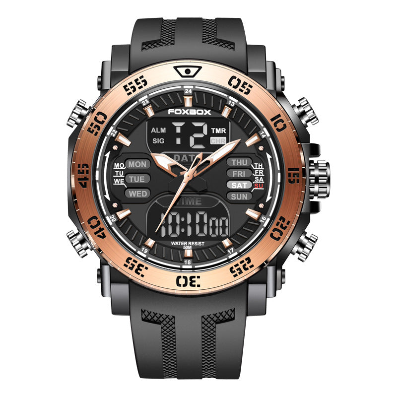 dual display multifunction sports watch, view 2 - MRSLM