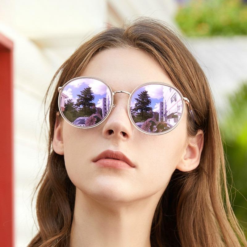oversized metal round sunglasses - MRSLM