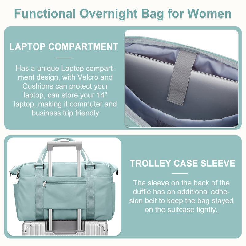 women's weekender travel bag, view 14 - MRSLM