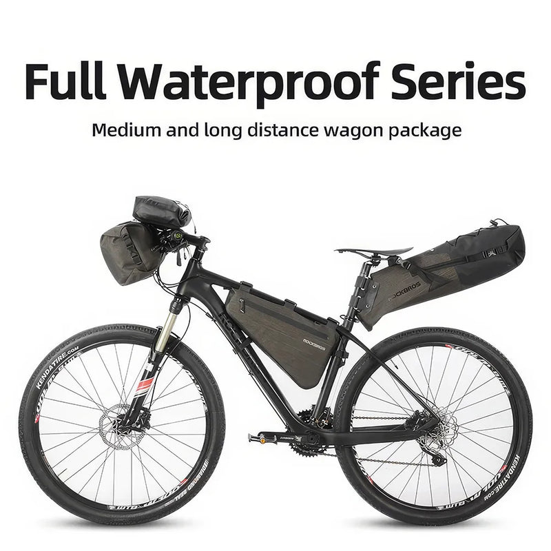 rainproof triangle bike bag, view 6 - MRSLM