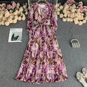 Long chiffon vacation dress, view 2 - MRSLM