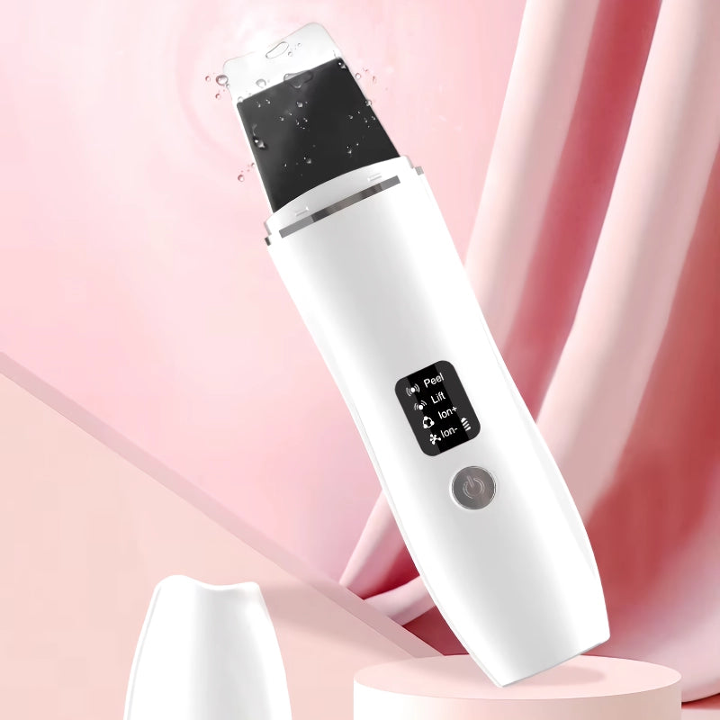 ultrasonic facial skin scrubber, view 8 - MRSLM