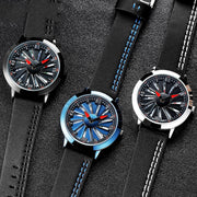 men's large dial quartz watch, view 8 - MRSLM
