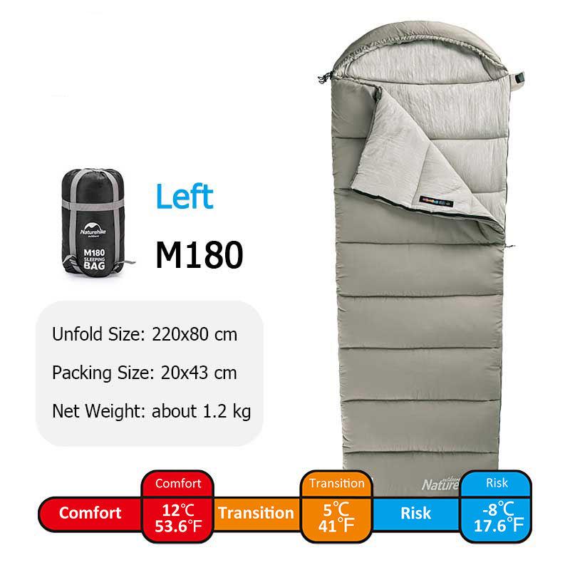 lightweight double camping sleeping bag, view 8 - MRSLM