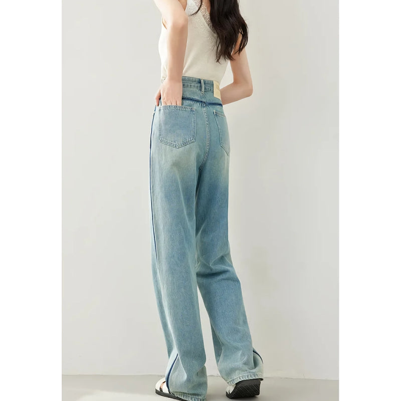high waist wide leg baggy jeans, view 5 - MRSLM