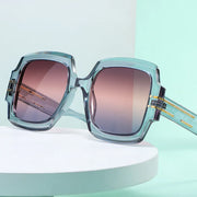 Oversized oval sunglasses with gradient lenses, view 9 - MRSLM