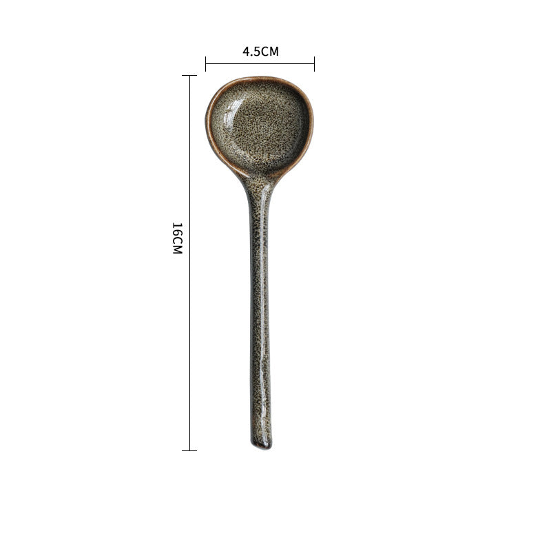 ceramic soup spoon, view 2 - MRSLM