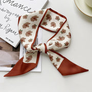 silk scarf hair band, view 2 - MRSLM