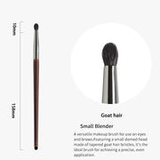 4pcs goat hair makeup brush set, view 5 - MRSLM