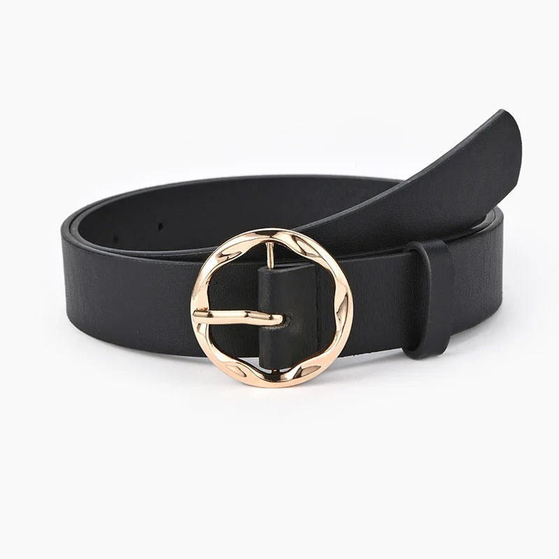 animal print faux leather belt, view 2 - MRSLM