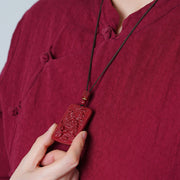 raw ore pendant necklace, view 5 - MRSLM