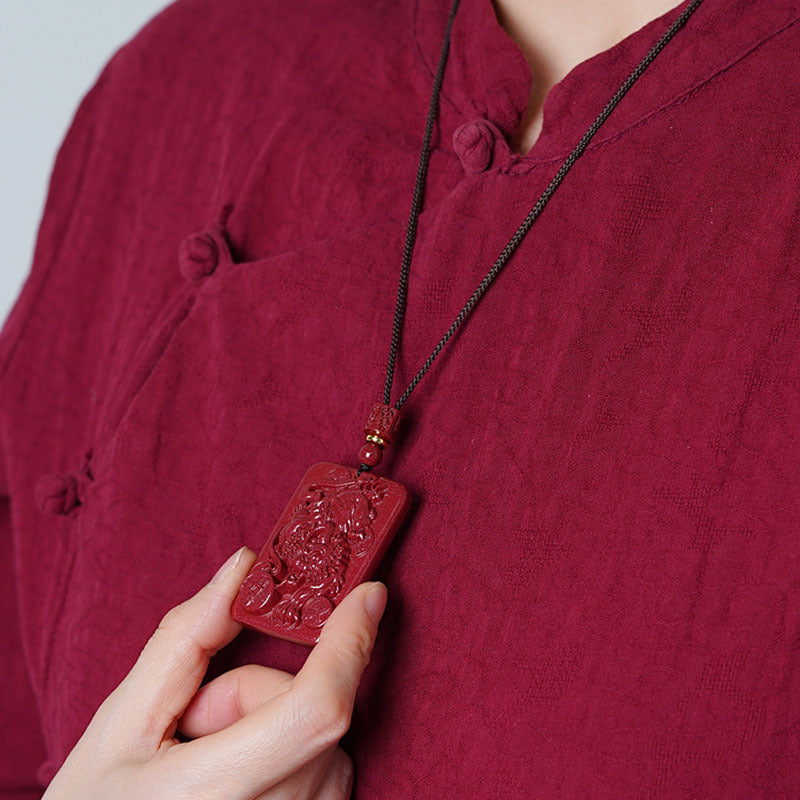 raw ore pendant necklace, view 5 - MRSLM