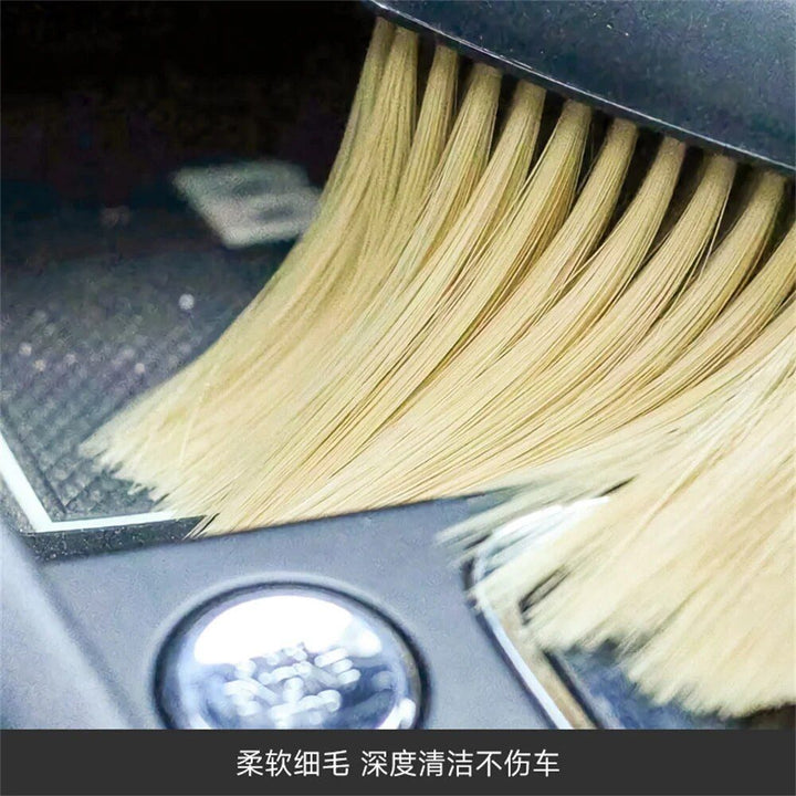 Compact Car Interior Soft Brush for Dashboard & Air Outlet