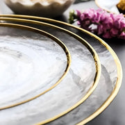 nordic glass dinner plates set, view 9 - MRSLM