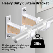 aluminum curtain rod brackets, view 8 - MRSLM