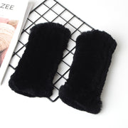 women's warm half finger knitted gloves, view 2 - MRSLM