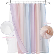 gradient double layer shower curtain, view 2 - MRSLM