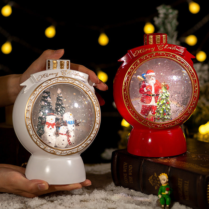 Christmas snow ball music box, view 4 - MRSLM