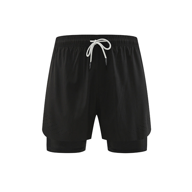 double-layer running shorts, view 6 - MRSLM