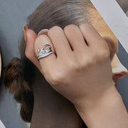 S925 silver eye ring, view 4 - MRSLM