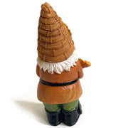 sunflower gnome resin garden statue, view 4 - MRSLM