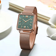 women's square watch with Japan quartz movement, view 8 - MRSLM