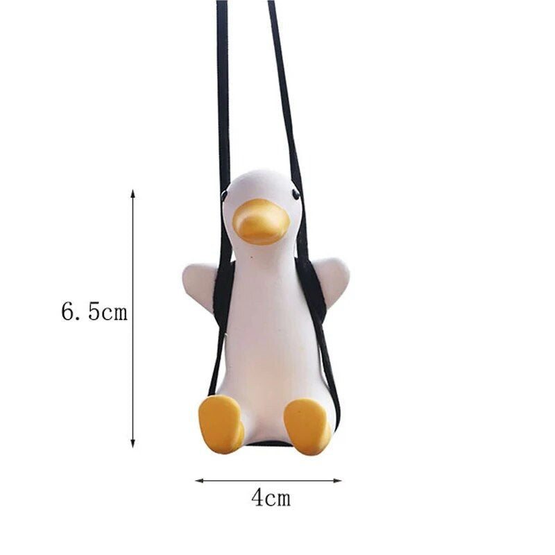 Anime Swing Duck Car Pendant