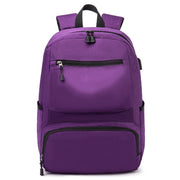 men's waterproof usb backpack, view 3 - MRSLM