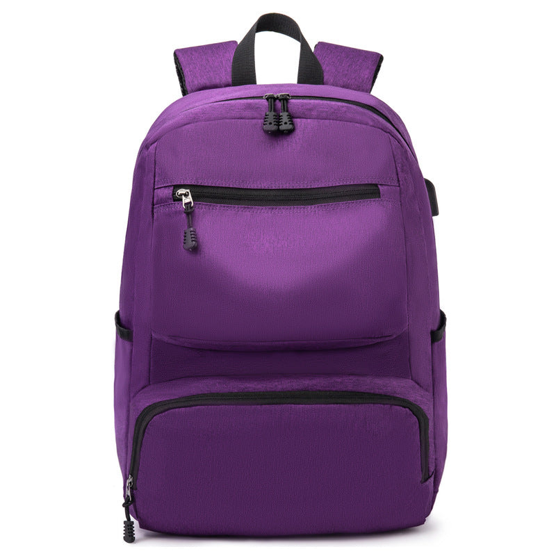 men's waterproof usb backpack, view 3 - MRSLM