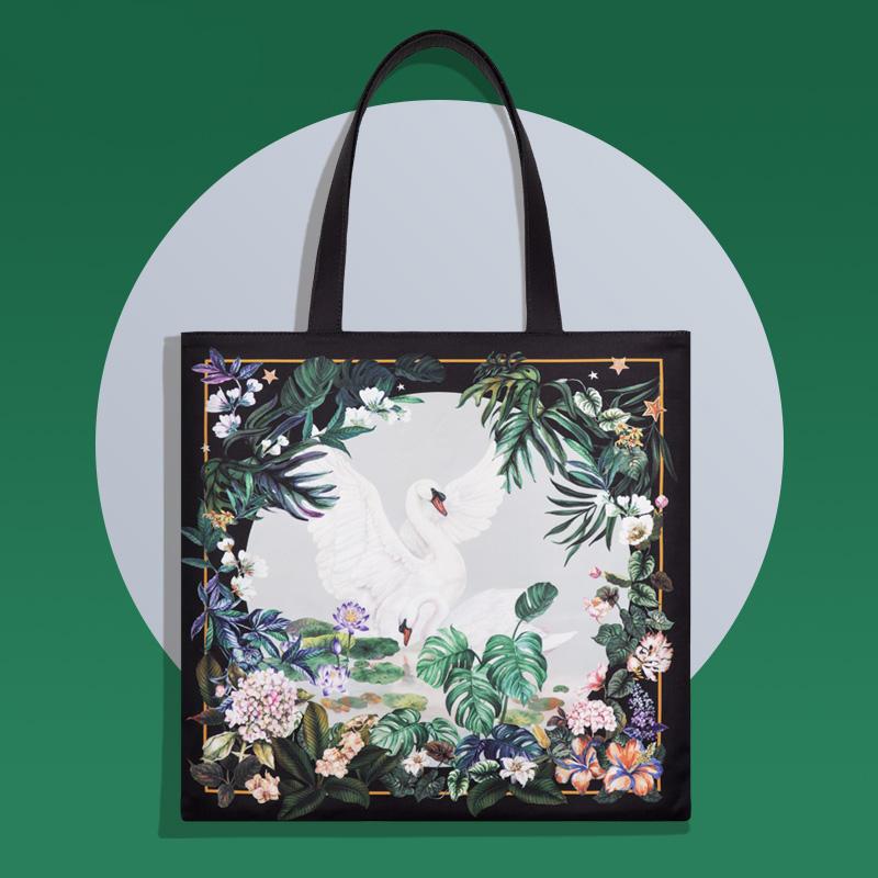 original illustration tote bag, view 2 - MRSLM