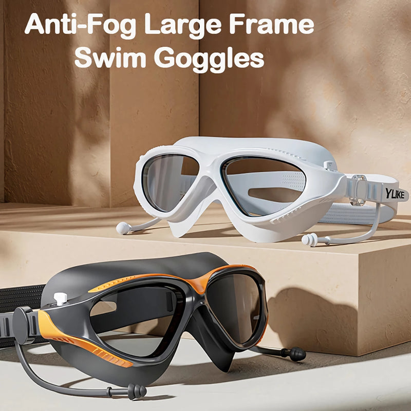 anti-fog adjustable swim goggles, view 6 - MRSLM