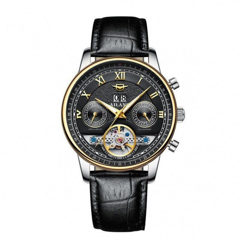 men's sun moon stars automatic watch, view 12 - MRSLM