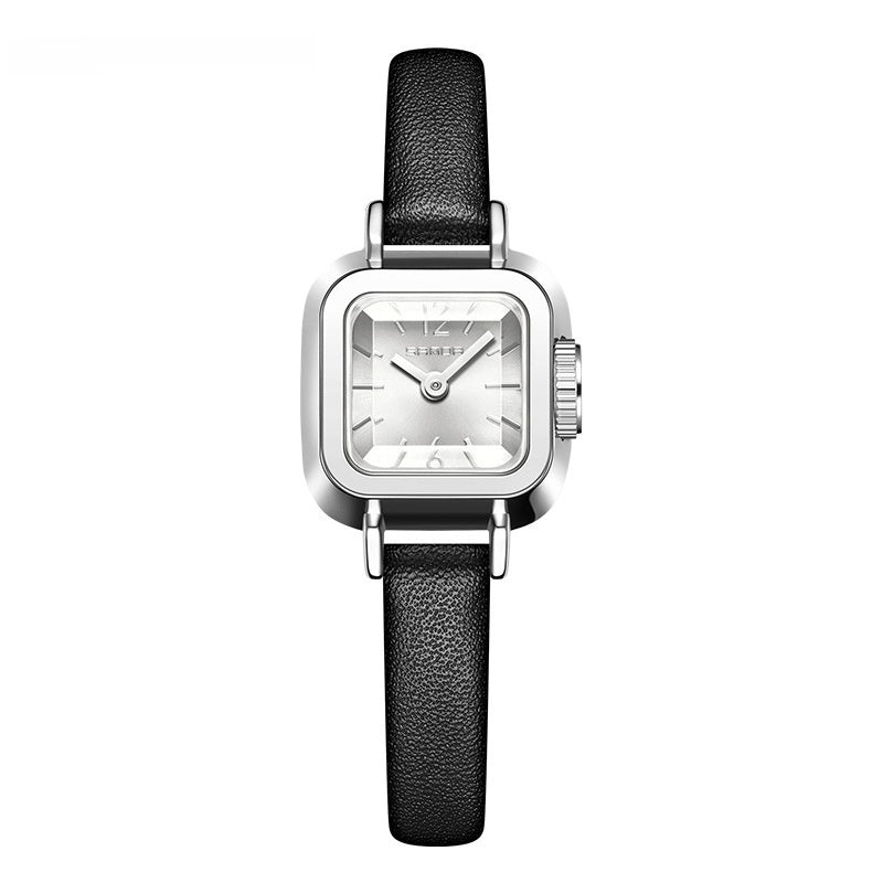 Women's Roman pattern mesh belt quartz watch, view 4 - MRSLM