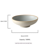 ceramic ramen noodle bowl, view 7 - MRSLM