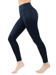 Women's high-waist fleece-lined leggings, view 7 - MRSLM