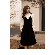 elegant lace patchwork dress, view 6 - MRSLM