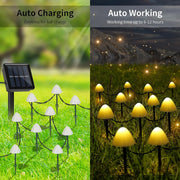 solar mushroom lights, view 4 - MRSLM