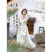 high-waist sling dress, view 2 - MRSLM