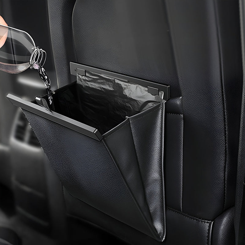 waterproof pu leather car trash bag - MRSLM